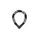 ABUS Citychain 1010/85 Black grandininė spyna