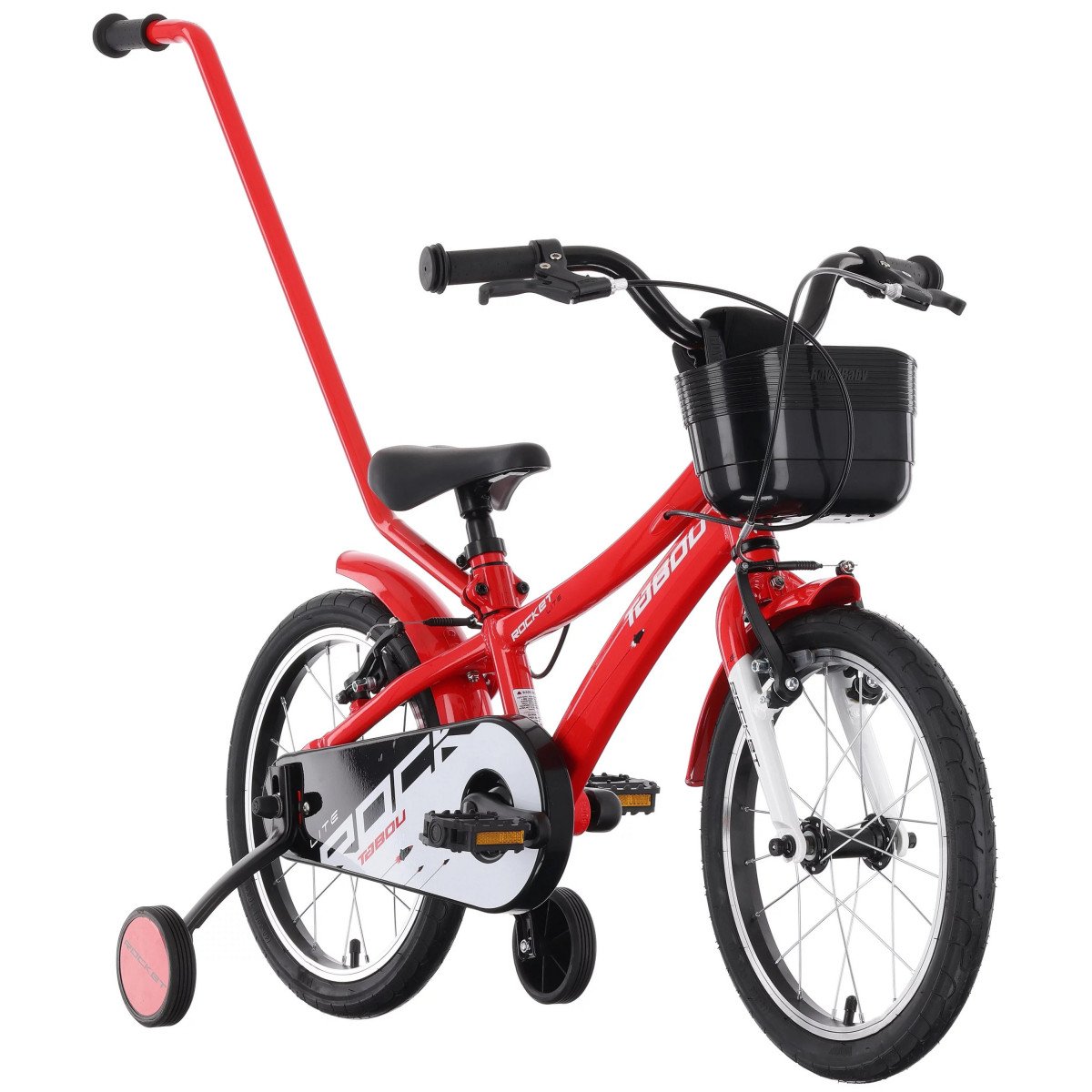 Tabou Rocket Lite 16 red-white dviratis
