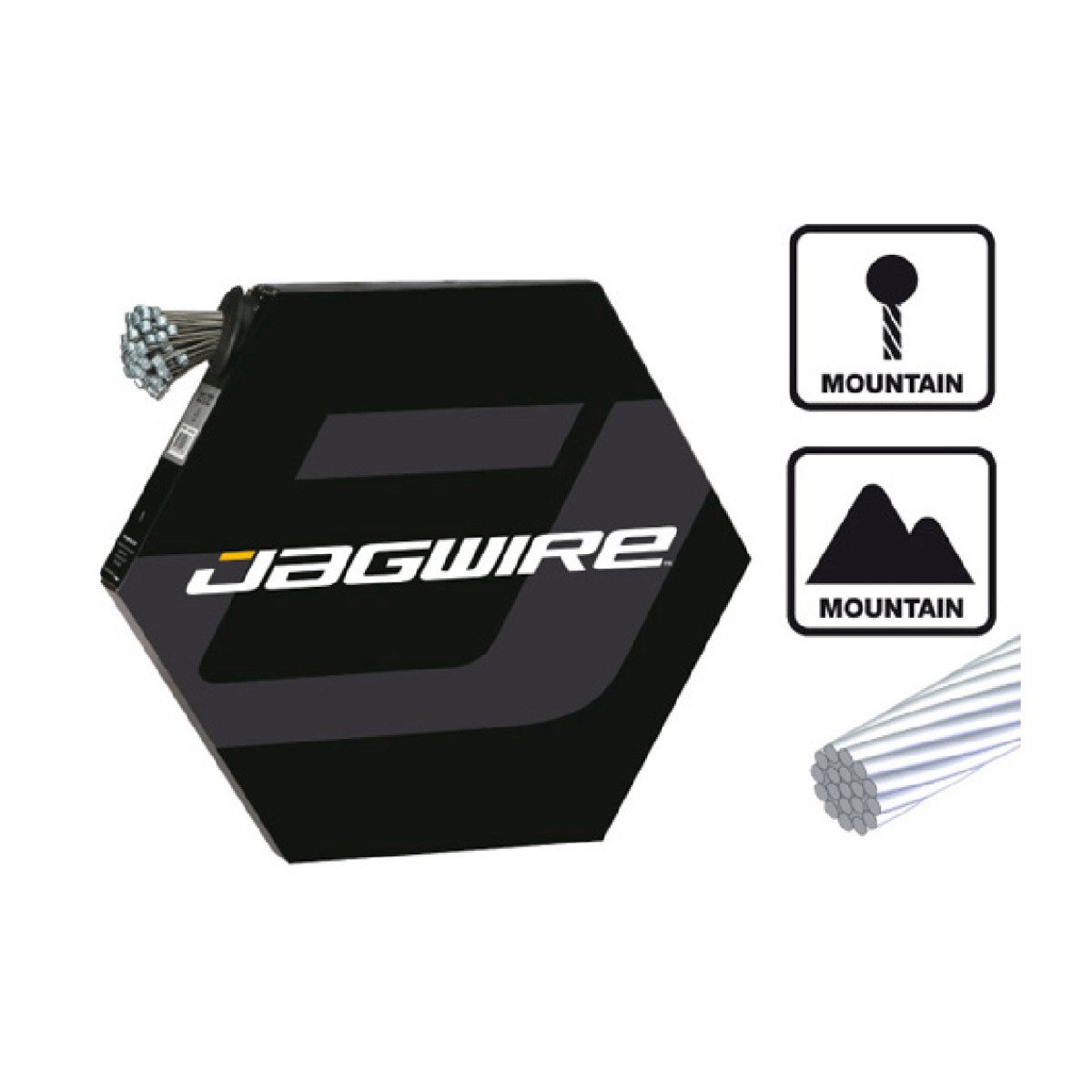 Stabdžių trosas Jagwire Mountain Galvanized 100 vnt Stabdžių trosas Jagwire Mountain Galvanized 100 vnt