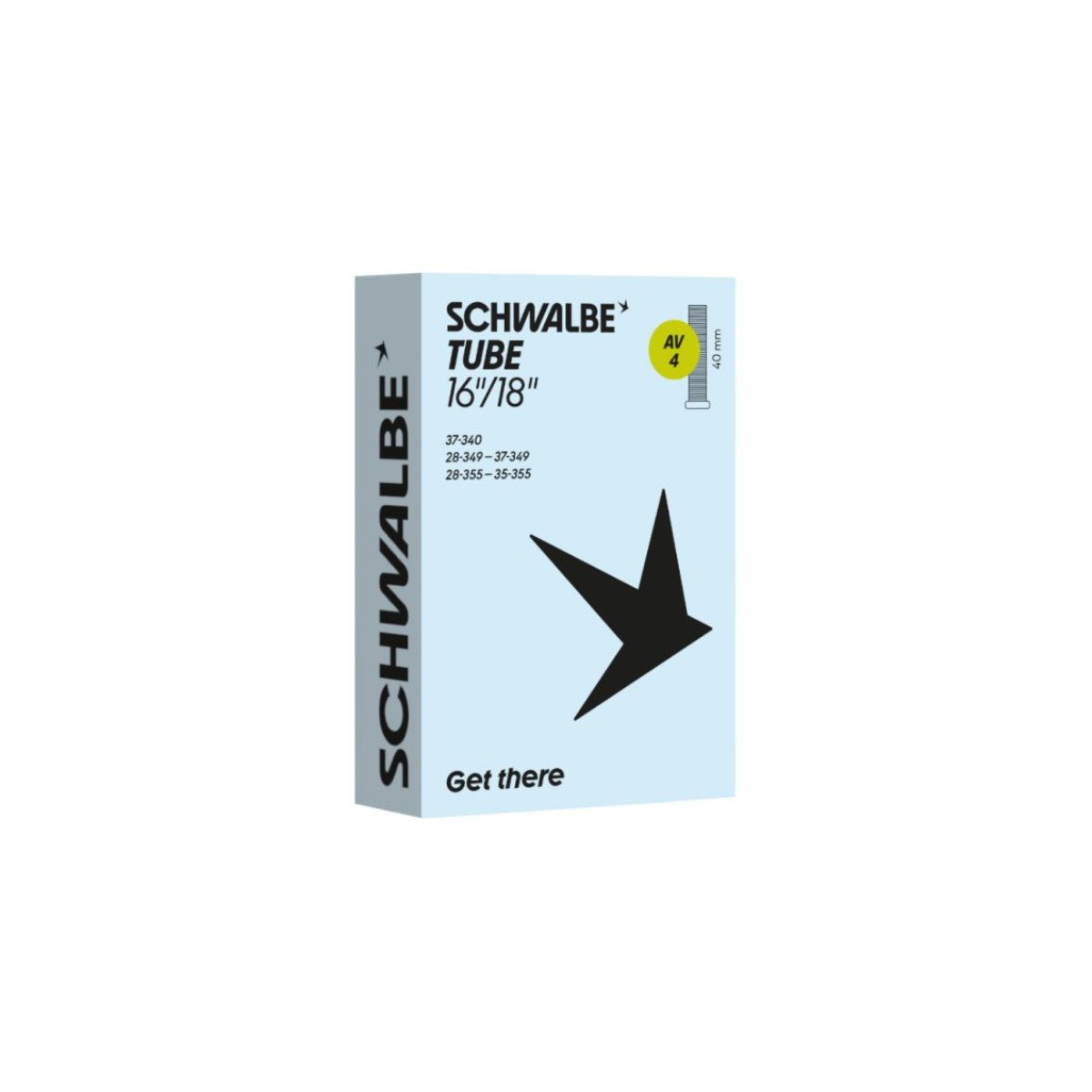 Schwalbe 16/18 x x 1 3/8" Auto 40 mm 4 dviračio kamera