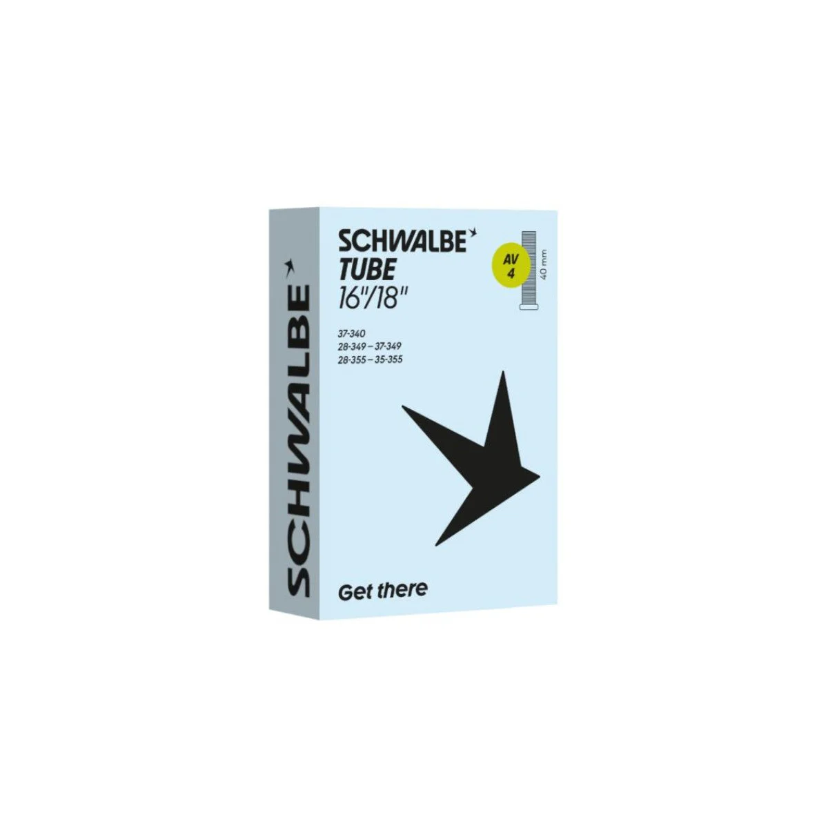 Schwalbe 16/18 x x 1 3/8" Auto 40 mm 4 dviračio kamera