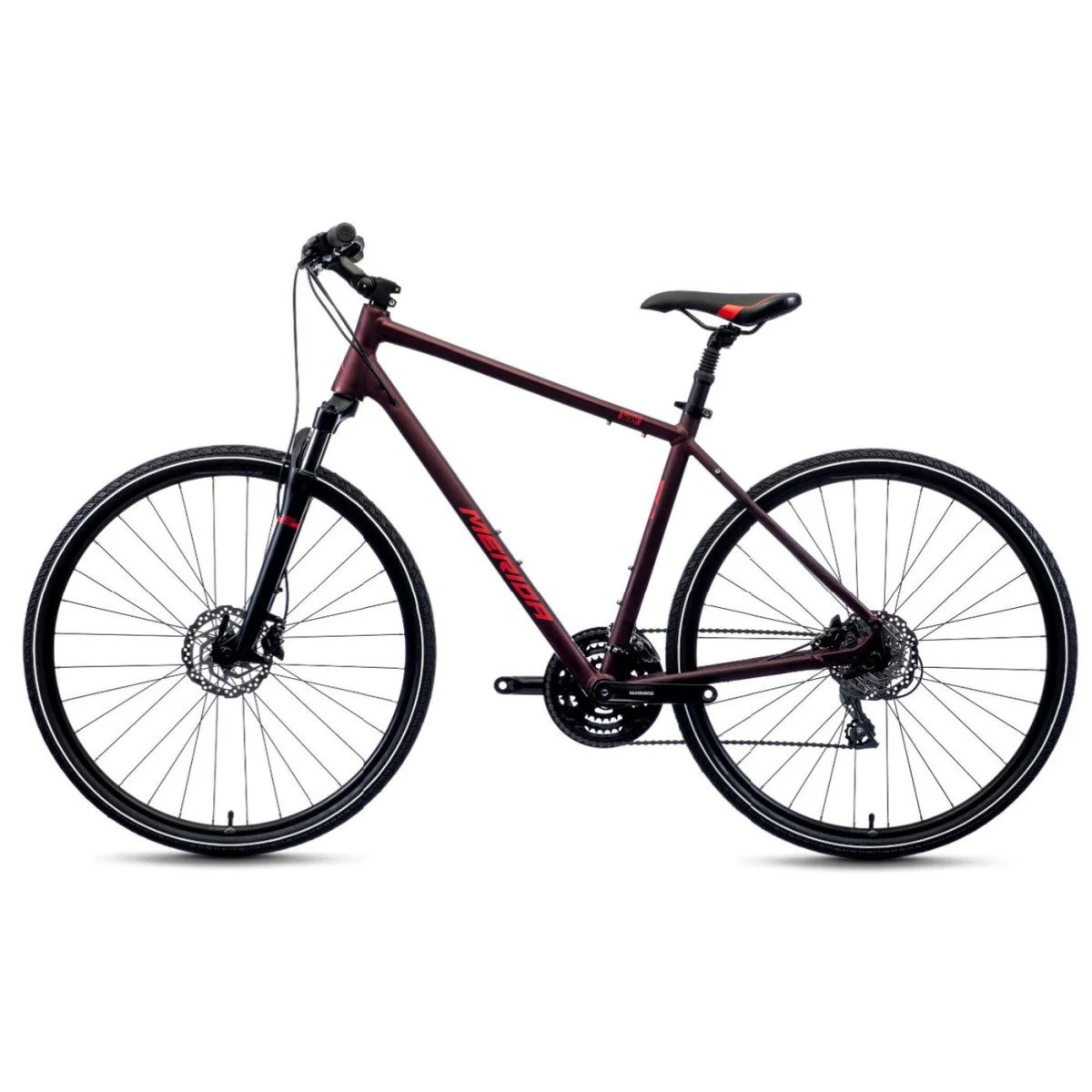Merida CROSSWAY 20 matt burgundy red