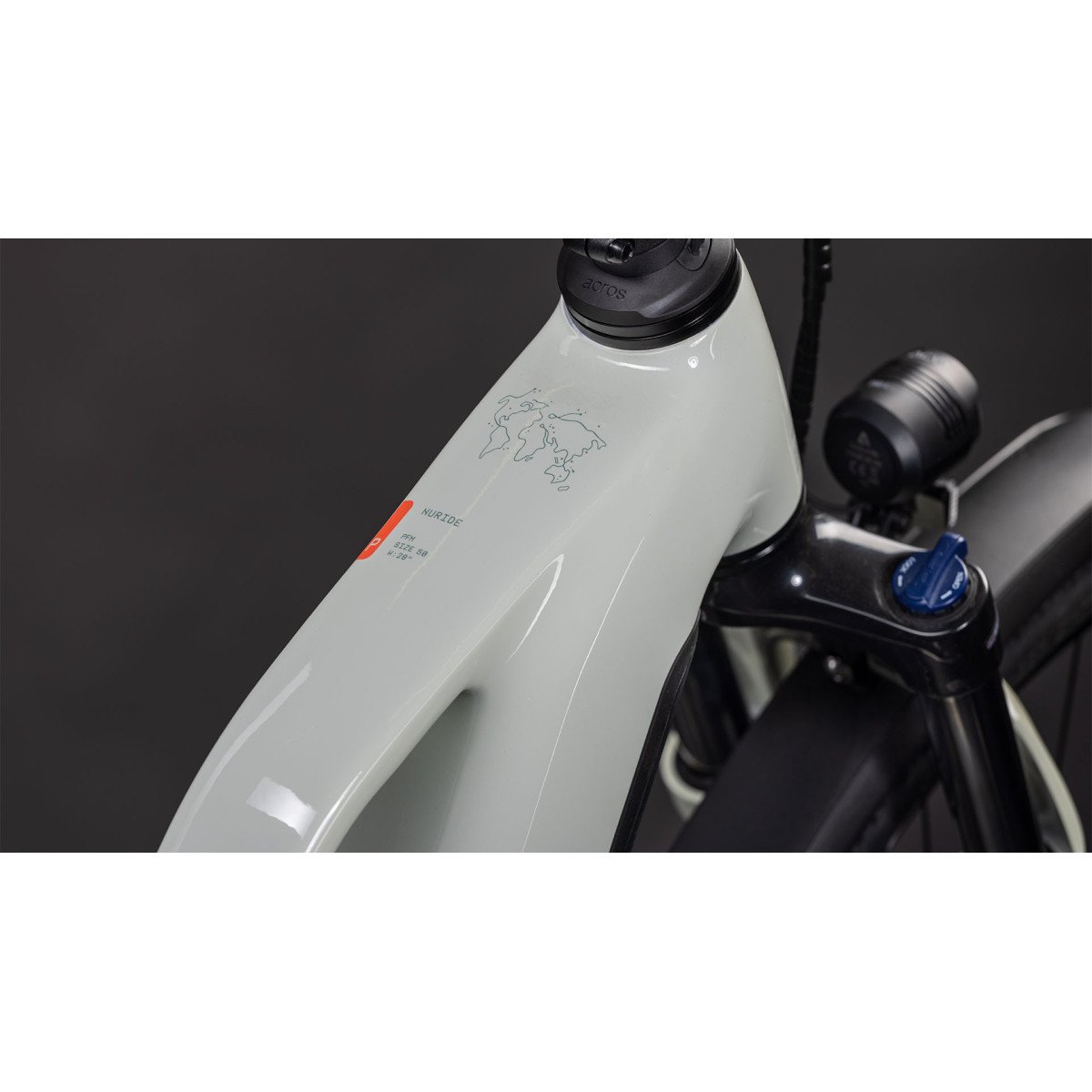 Cube Nuride Hybrid Performance 600 Trapeze desertstone'n'grey 2026 elektrinis dviratis