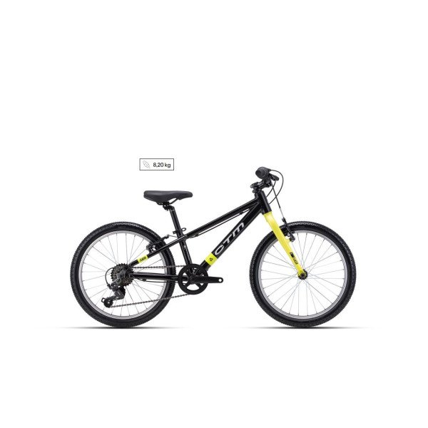 CTM Flash 20" - 2026 - matt black vaikiškas dviratis