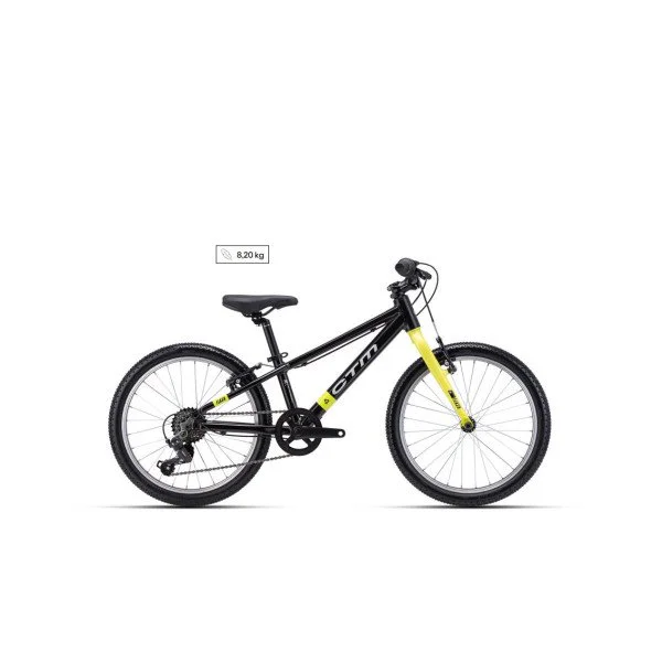 CTM Flash 20" - 2026 - matt black vaikiškas dviratis