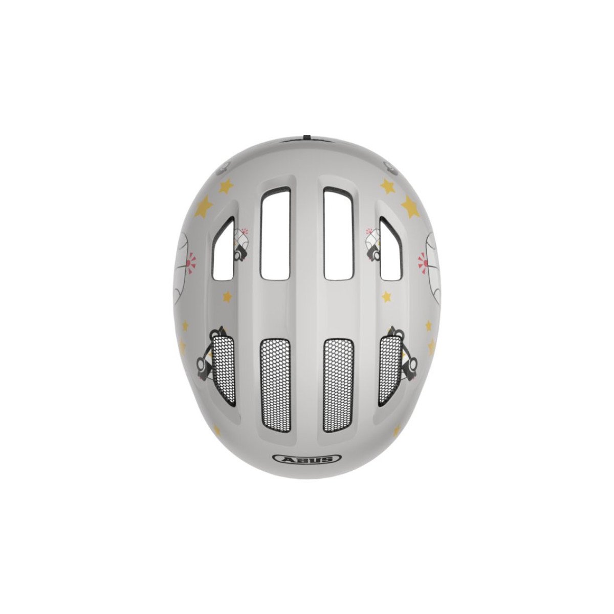 ABUS SMILEY 3.0 Grey Police vaikiškas šalmas
