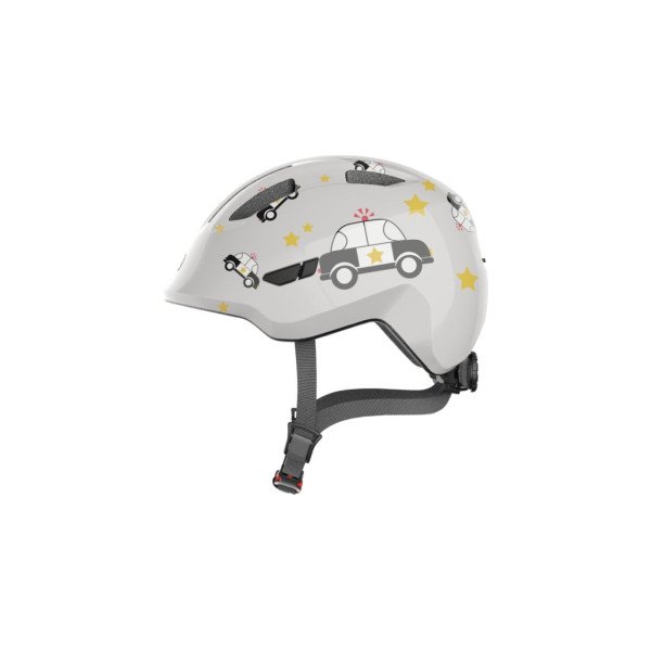ABUS SMILEY 3.0 Grey Police vaikiškas šalmas