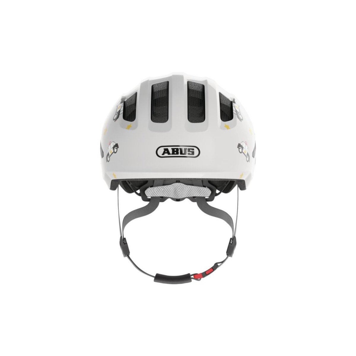 ABUS SMILEY 3.0 Grey Police vaikiškas šalmas
