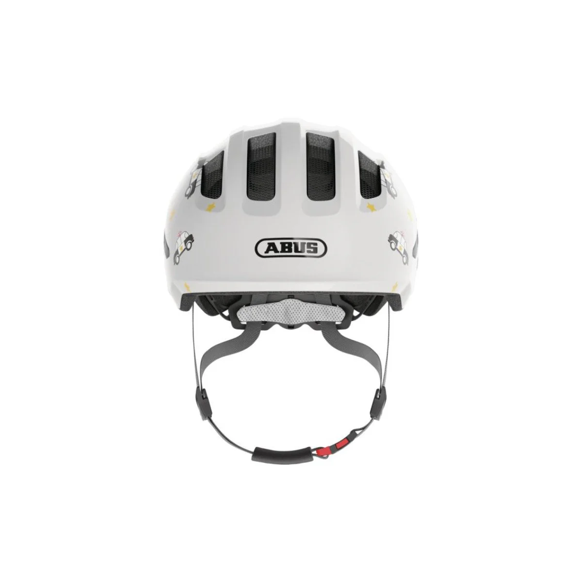 ABUS SMILEY 3.0 Grey Police vaikiškas šalmas