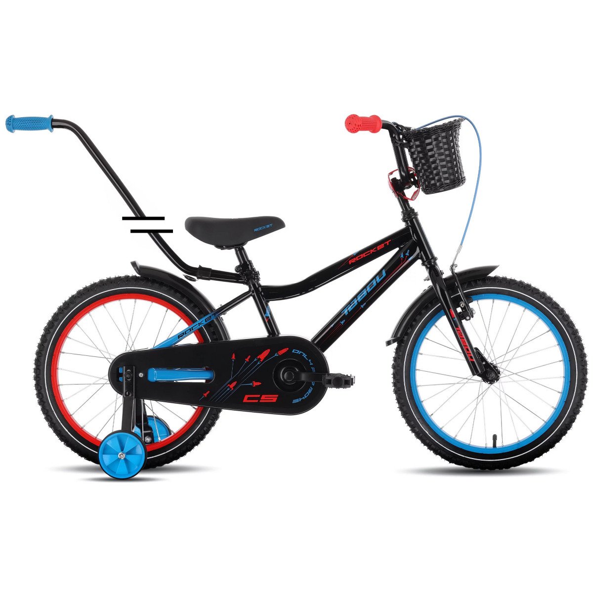 Tabou Rocket CS 14 black-blue dviratis