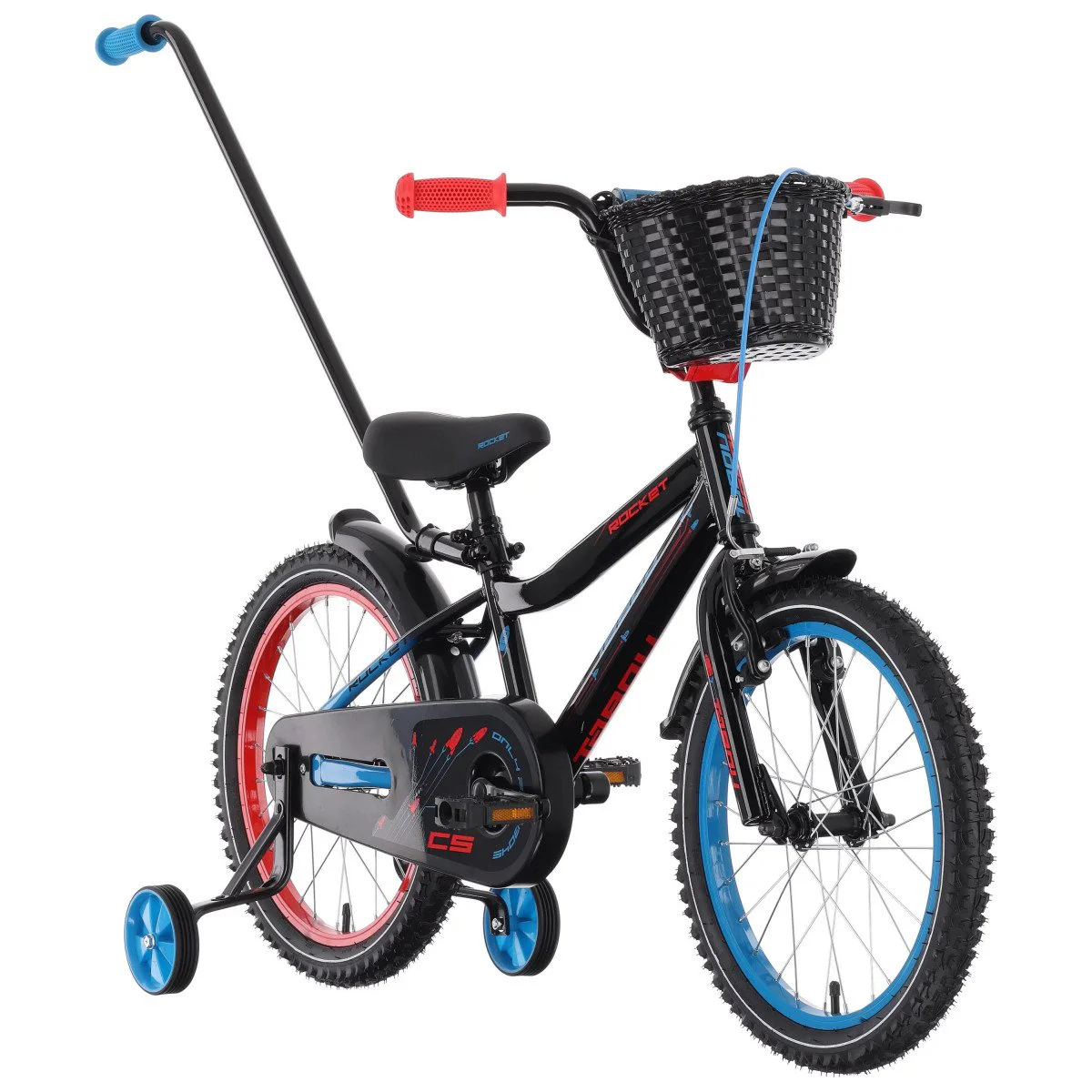 Tabou Rocket CS 14 black-blue dviratis