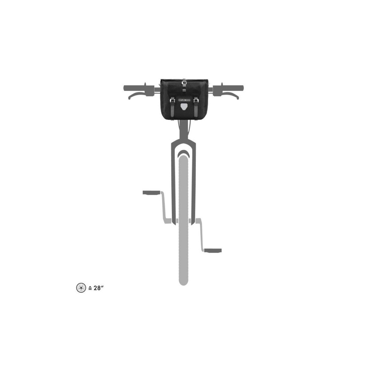 Ortlieb Handlebar-Pack Plus Black krepšys prie vairo | 11L