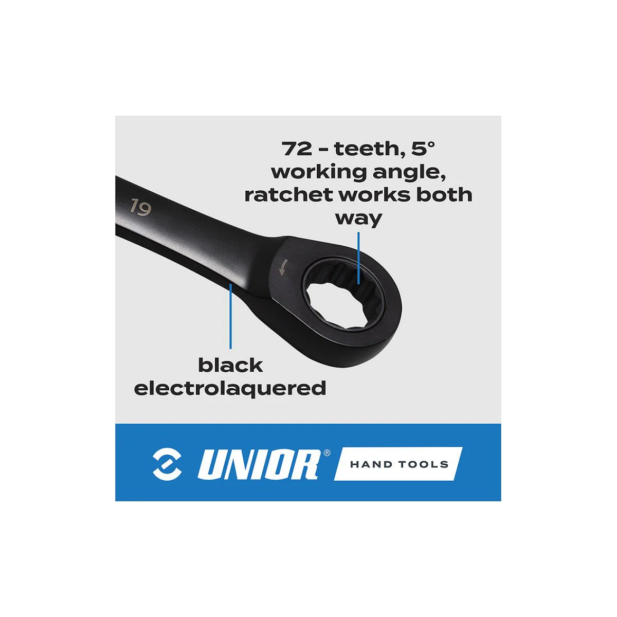 Unior 160/6CT kombinuotų raktų rinkinys
