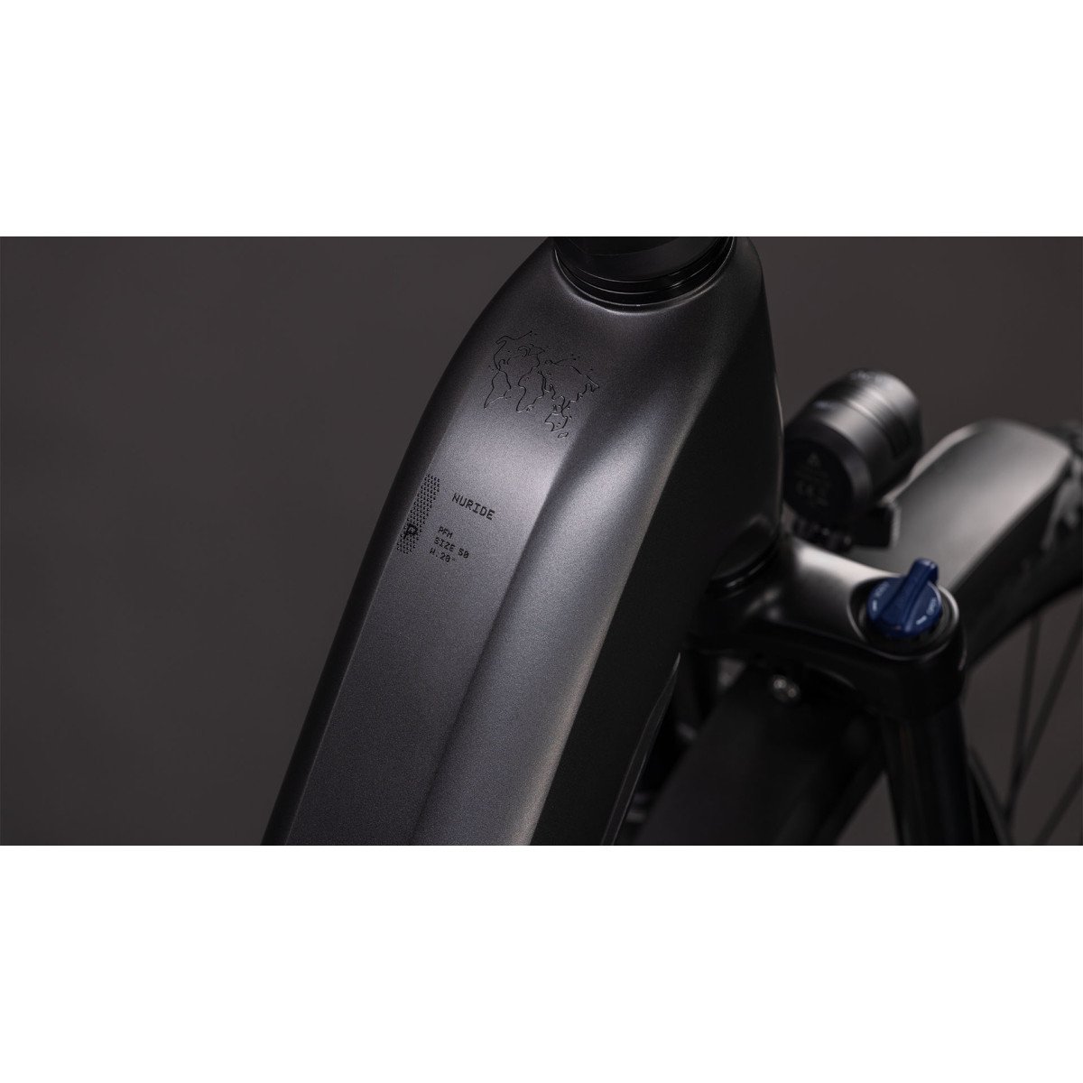 Cube Nuride Hybrid Performance 600 Easy Entry slabgrey'n'black 2026 elektrinis dviratis