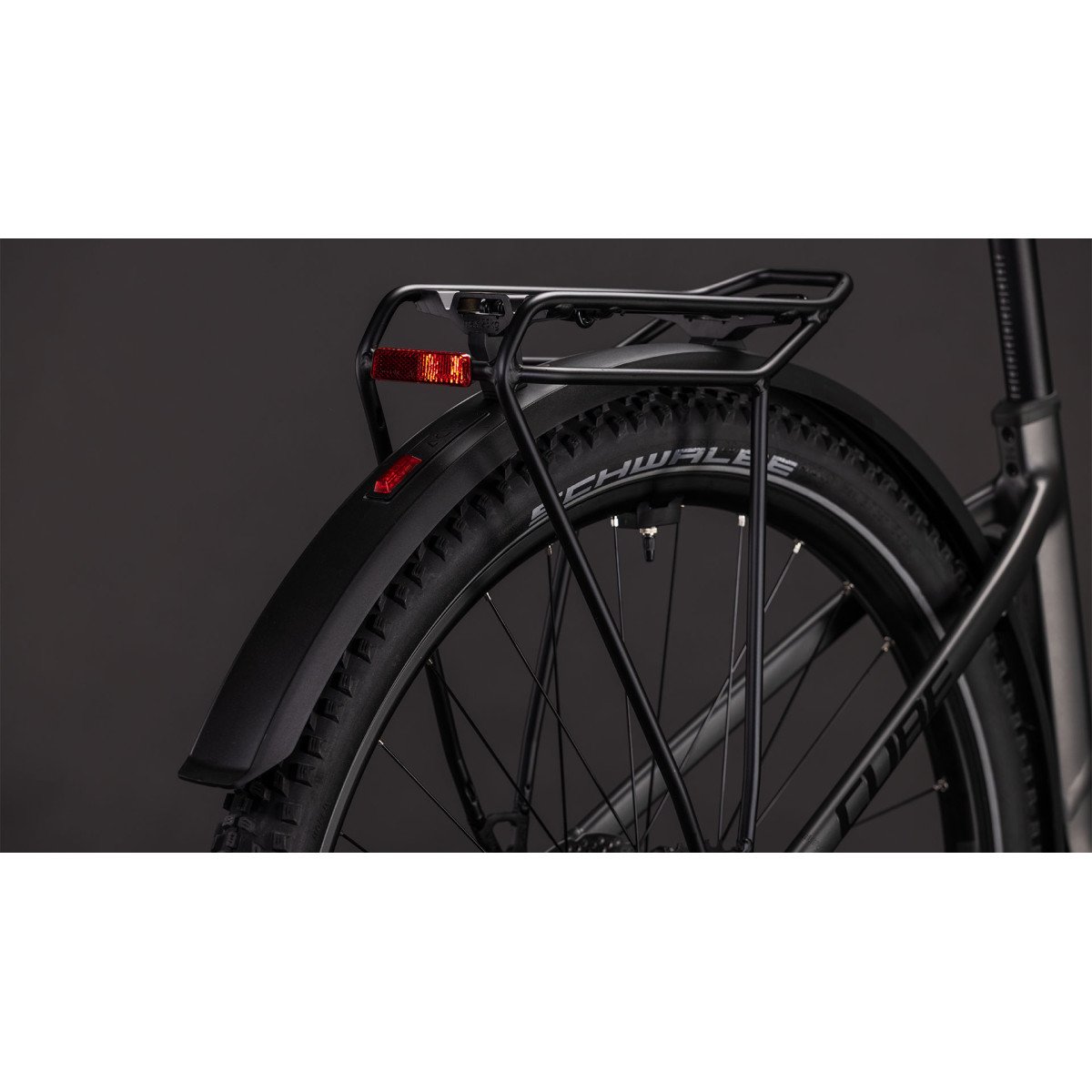 Cube Nuride Hybrid Performance 600 Easy Entry slabgrey'n'black 2026 elektrinis dviratis