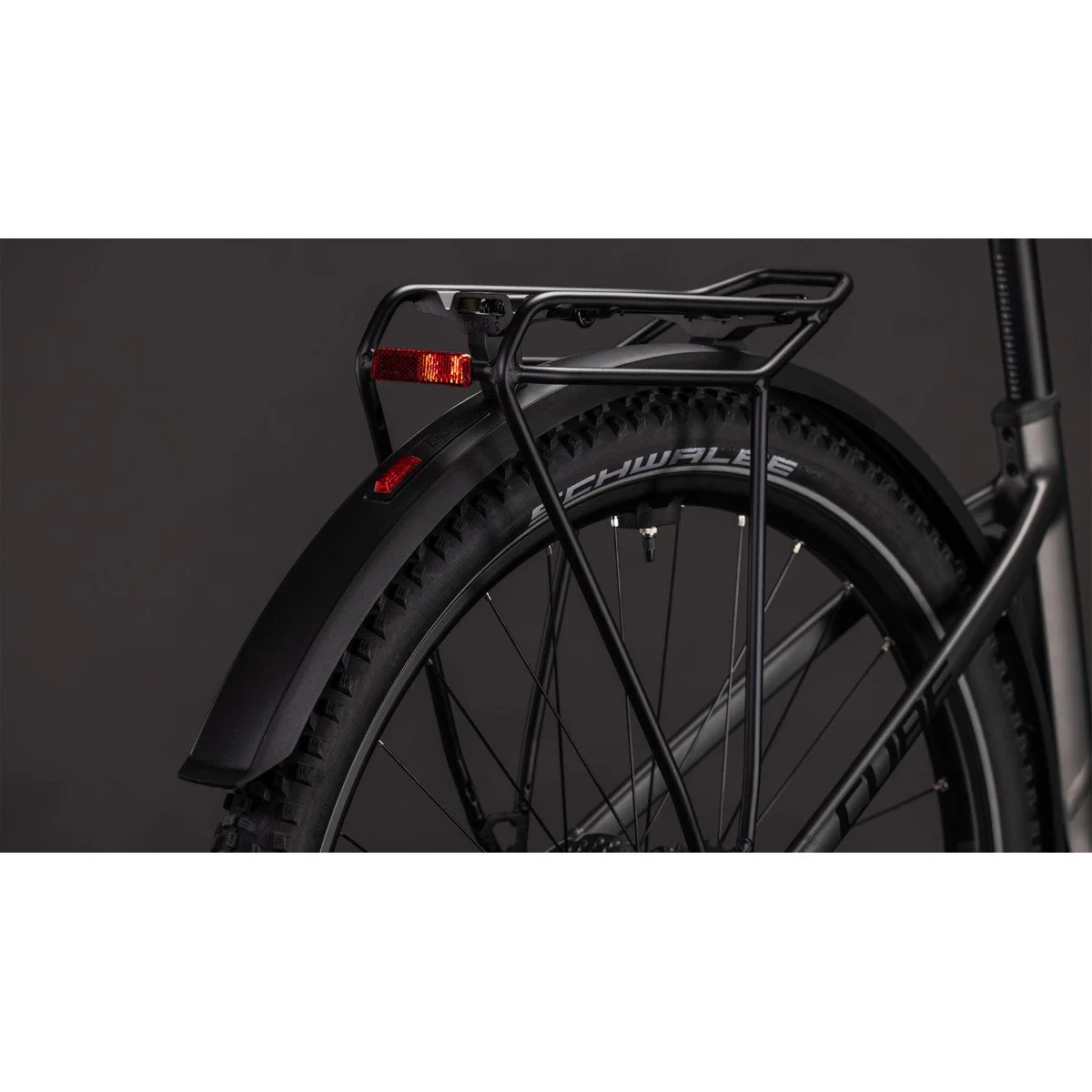 Cube Nuride Hybrid Performance 600 Easy Entry slabgrey'n'black 2026 elektrinis dviratis