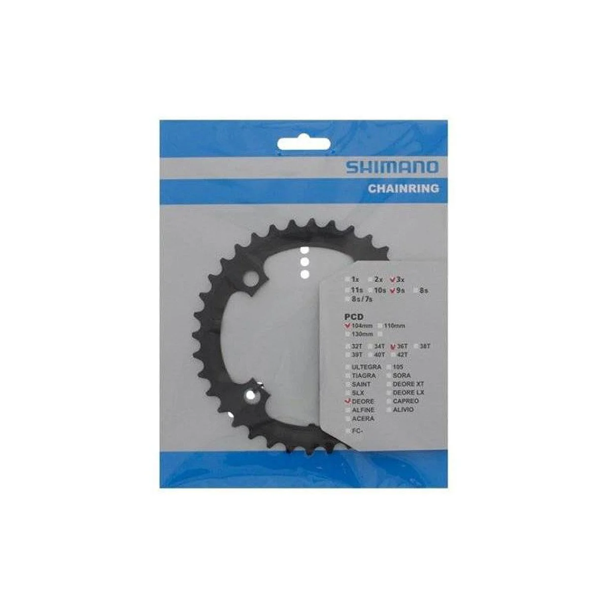Shimano FC-M590 Deore 36T Žvaigždutė priekinė
