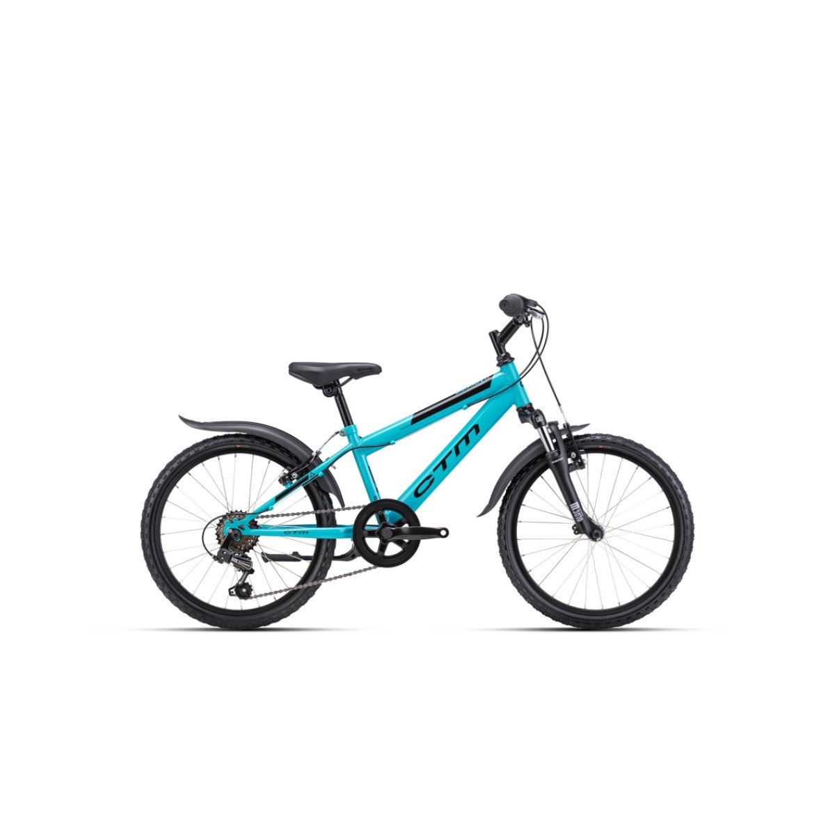 CTM Scooby 2.0 20" - 2025 - aquamarine blue-black Vaikiškas dviratis