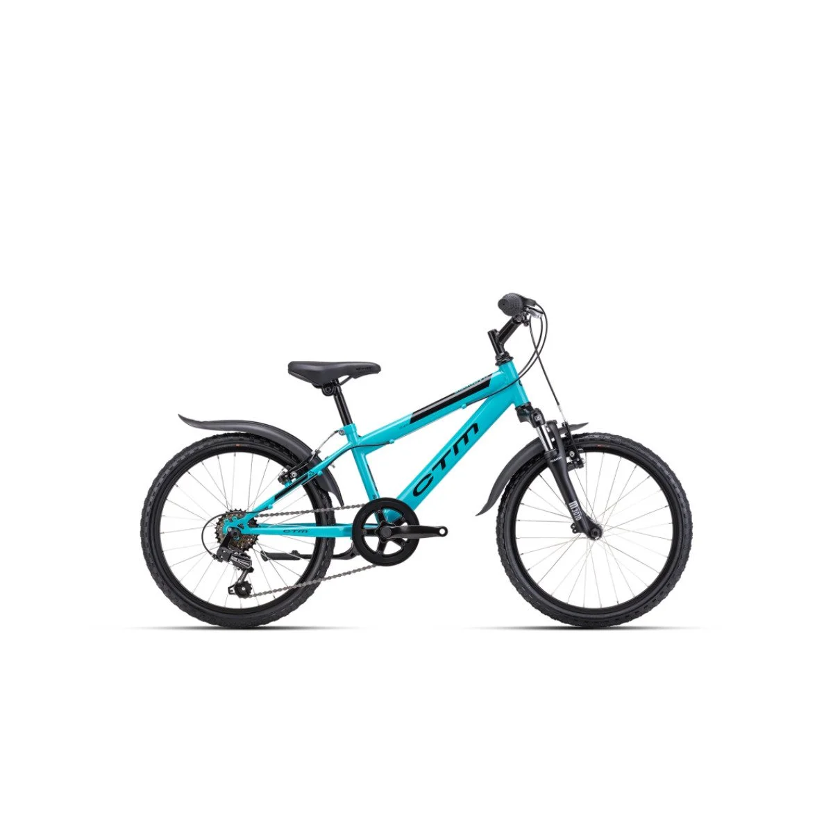 CTM Scooby 2.0 20" - 2025 - aquamarine blue-black Vaikiškas dviratis