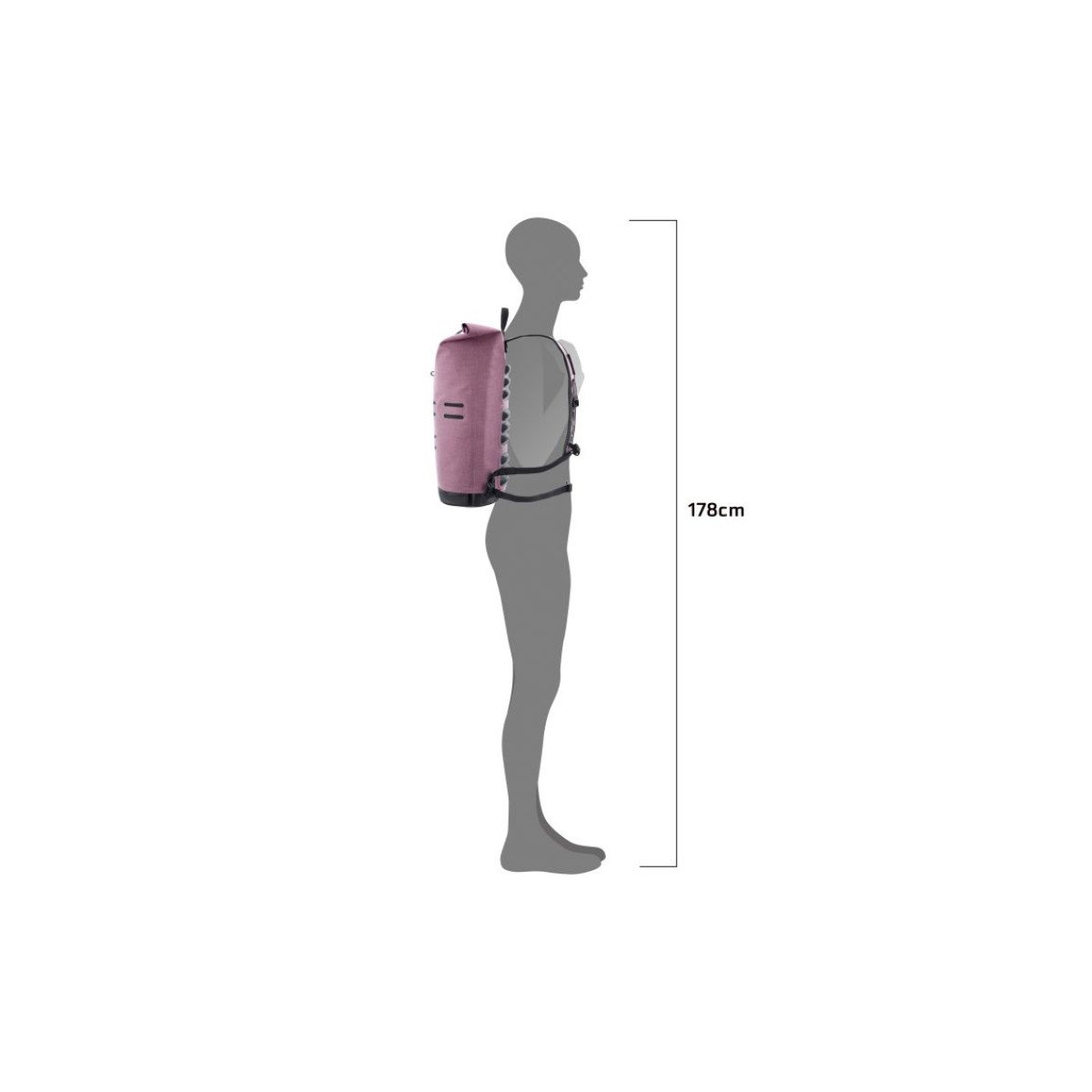 Ortlieb Commuter Daypack Urban Line Ash Rose kuprinė | 21L