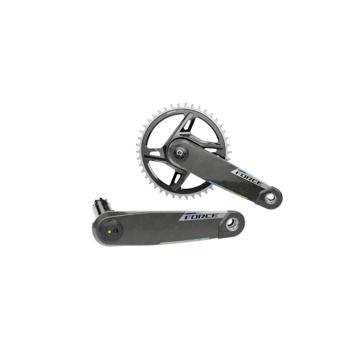 SRAM Force AXS E1 DUB Wide Power Meter priekinis žvaigždžių blokas 165mm, 42T, 1x12/13 pavarų