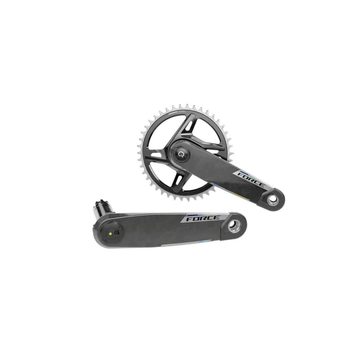 SRAM Force AXS E1 DUB Wide Power Meter priekinis žvaigždžių blokas 165mm, 42T, 1x12/13 pavarų