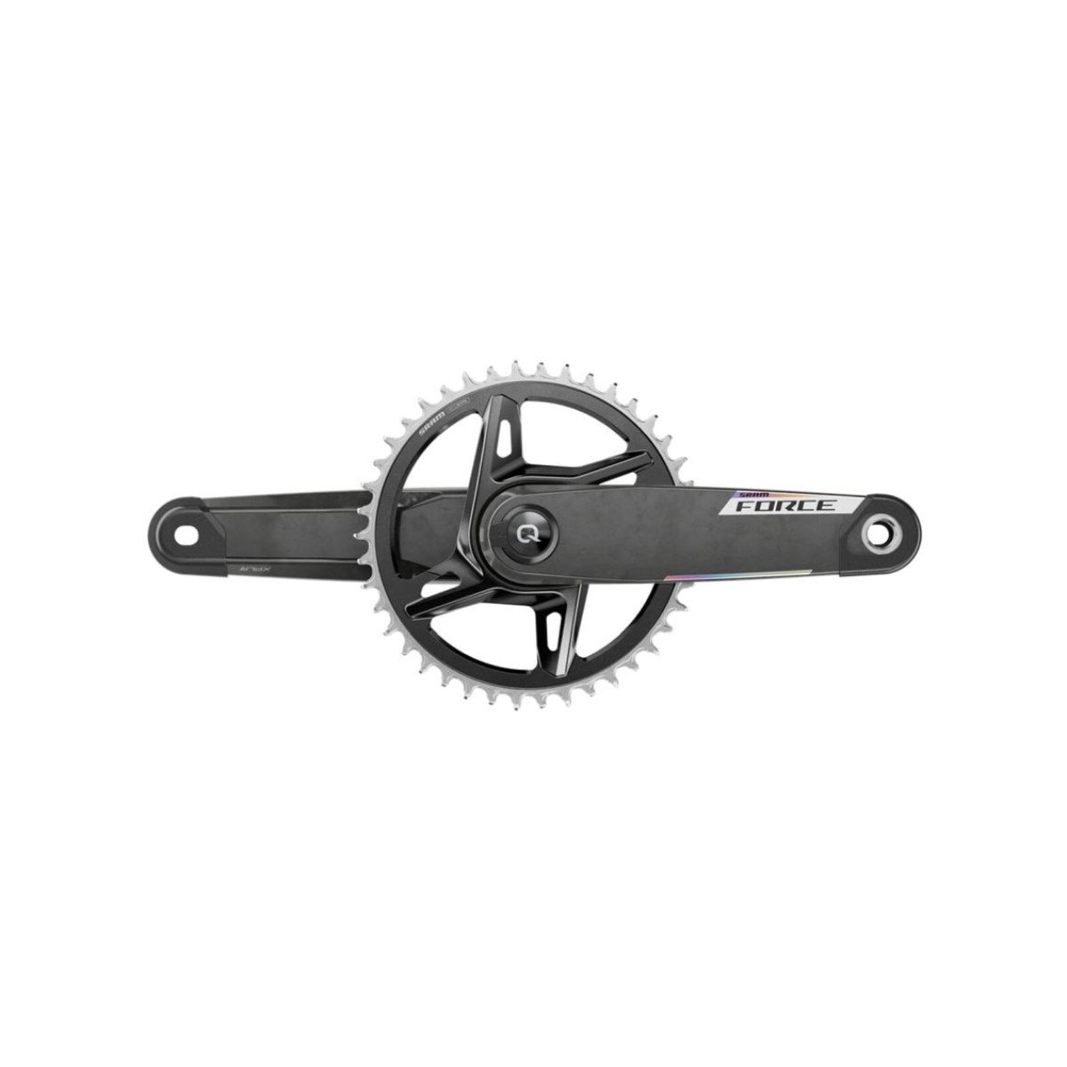 SRAM Force AXS E1 DUB Wide Power Meter priekinis žvaigždžių blokas 165mm, 42T, 1x12/13 pavarų