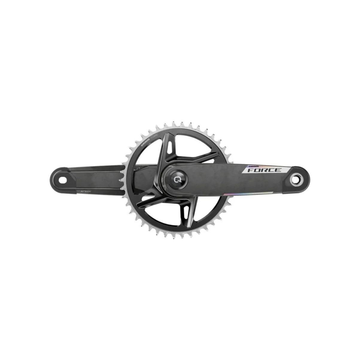 SRAM Force AXS E1 DUB Wide Power Meter priekinis žvaigždžių blokas 165mm, 42T, 1x12/13 pavarų