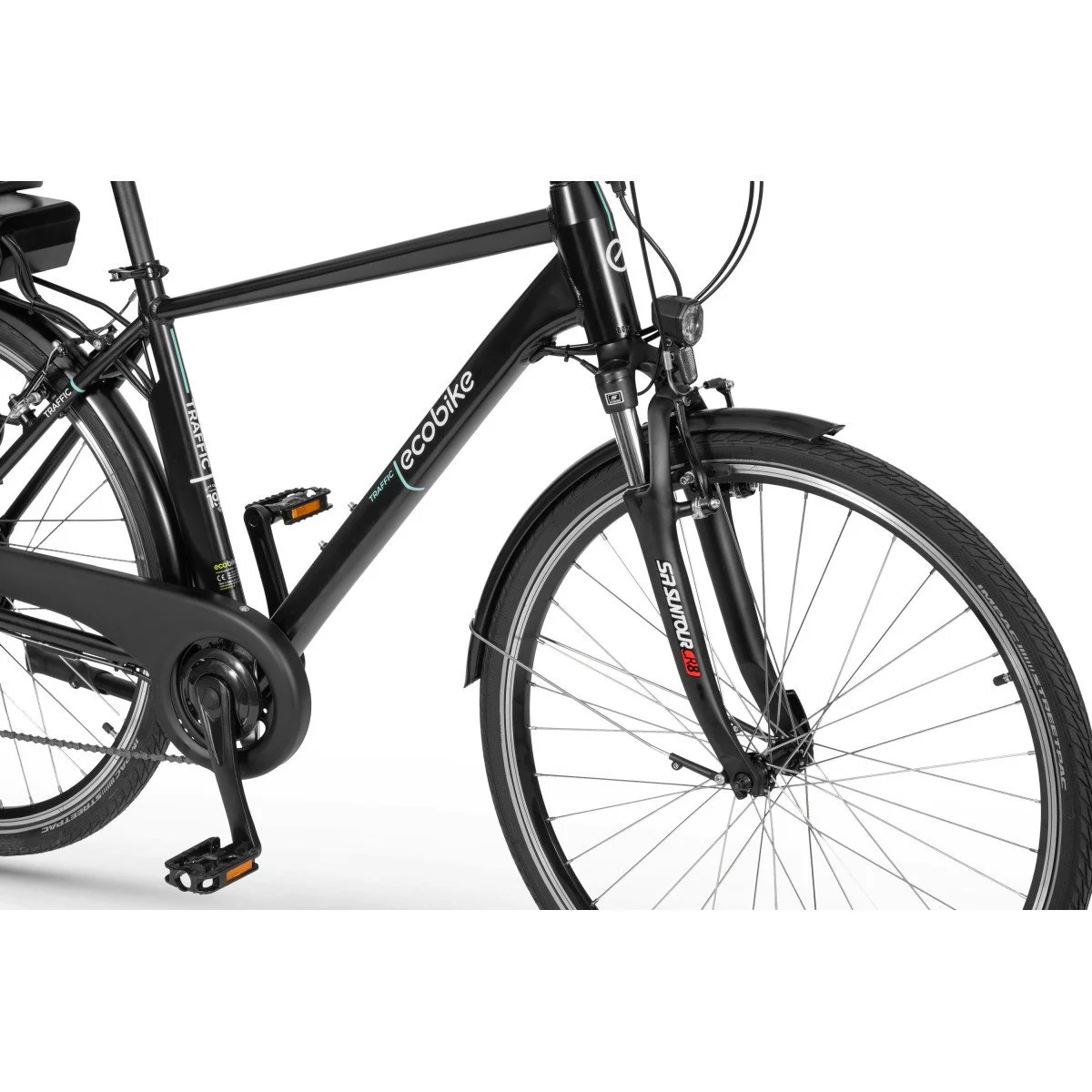 Ecobike Traffic 28 M Black 468Wh elektrinis dviratis