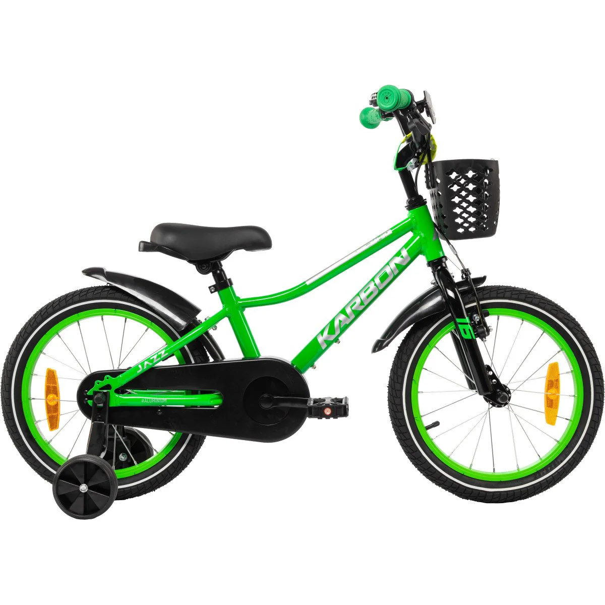 Karbon Jazz 16 green neon dviratis