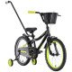 Tabou Rocket CS Alu 12 black-lime dviratis