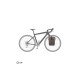 Ortlieb Gravel-Pack Single Dark Sand krepšys ant bagažinės | QL3.1 / 14.5L