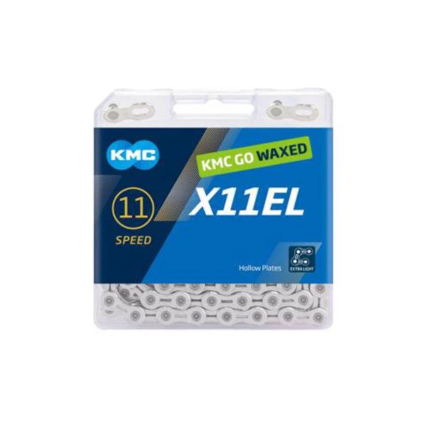 KMC X11EL Silver Waxed 118L grandinė | 11 pavarų