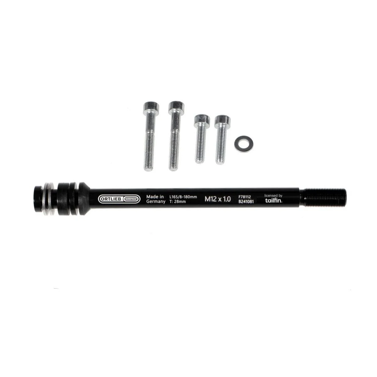 Ortlieb M6-Connector 1 mm perveriama ašis