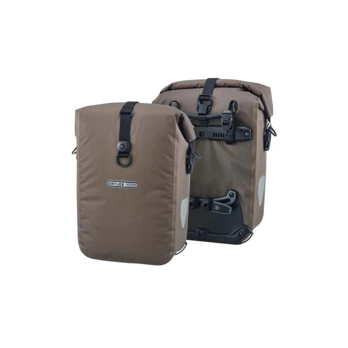 Ortlieb Gravel-Pack Dark Sand Dark Sand krepšių komplektas ant bagažinės | 29L