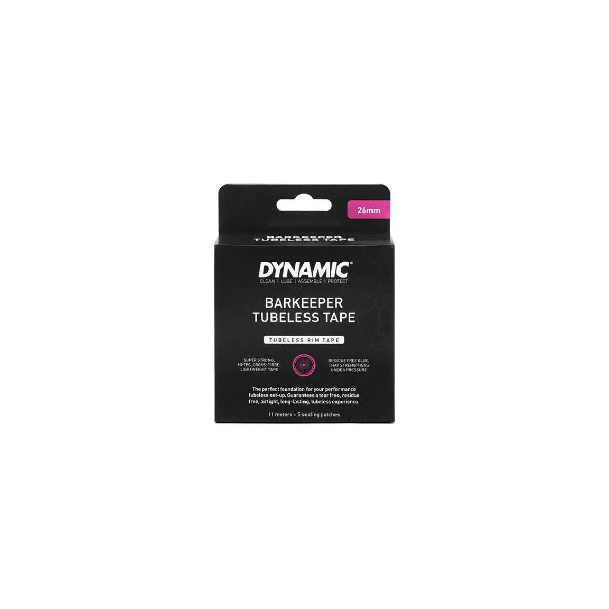 Dynamic Bekamerinio ratlankio juosta Barkeeper Tubeless Tape 26 mm