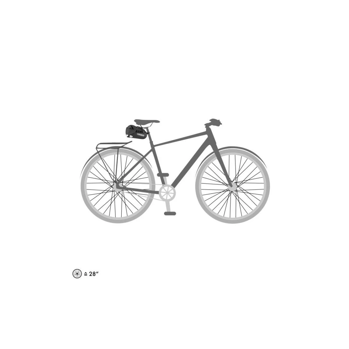 Ortlieb Saddle-Bag Black Matt krepšys po balneliu | 1.6L