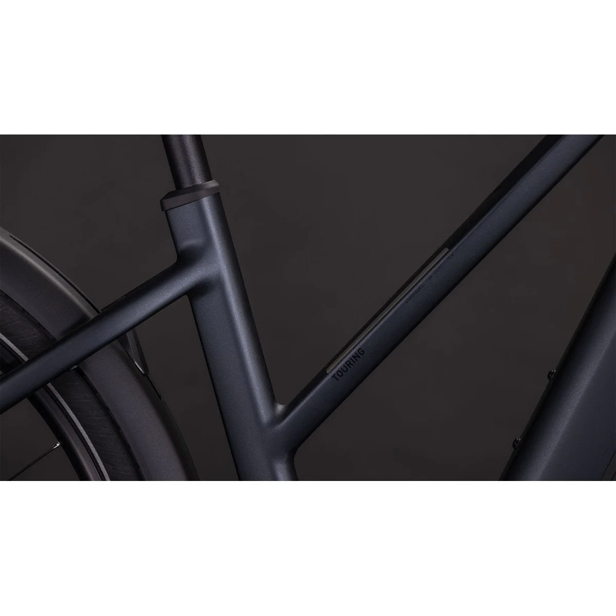 Cube Touring Hybrid ONE 600 Trapeze coal'n'chrome 2026 elektrinis dviratis