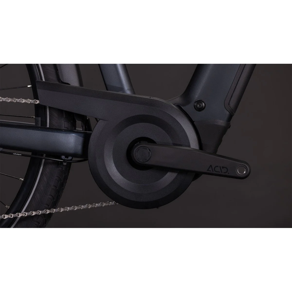 Cube Touring Hybrid ONE 600 Trapeze coal'n'chrome 2026 elektrinis dviratis