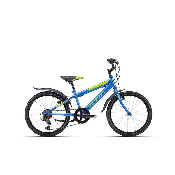 CTM Scooby 1.0 Kids 20" Matt blue - pearl green