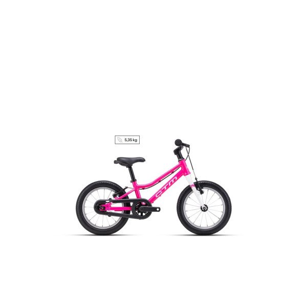 CTM SLY 14" 2026 Pink vaikiškas dviratis