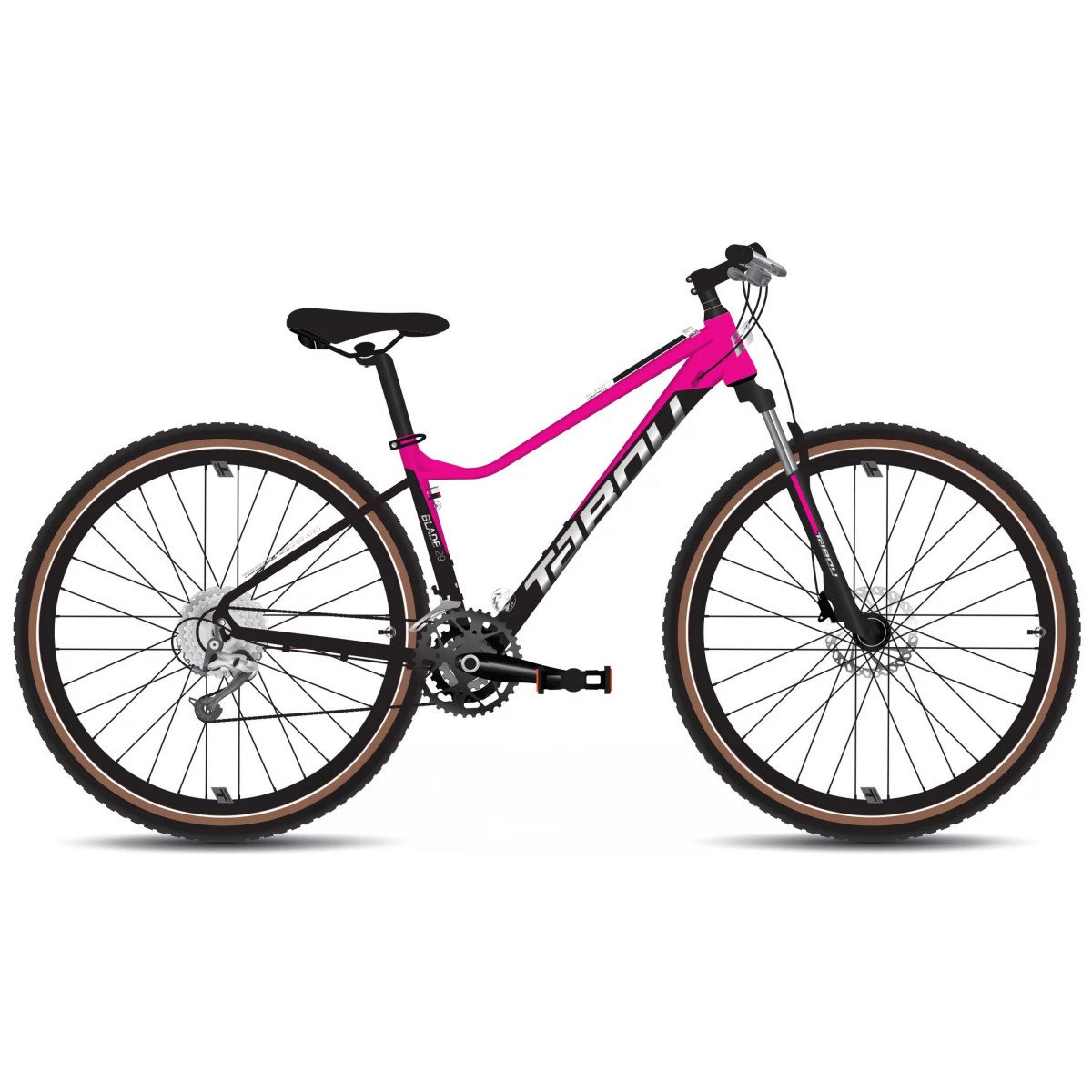 Tabou Blade 29 2 W black-fuxia dviratis