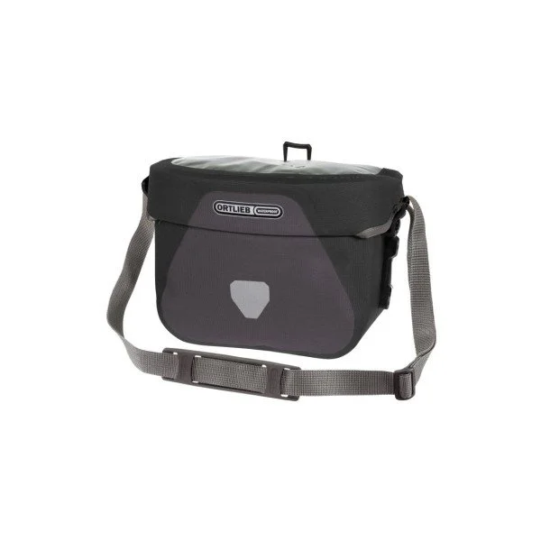 Ortlieb Ultimate Plus Granite - Black krepšys prie vairo | 6.5L