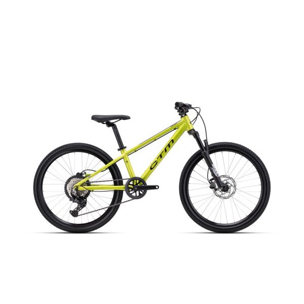 CTM Rocky 3.0 24" 2026 Matt Lime Green dviratis paaugliams