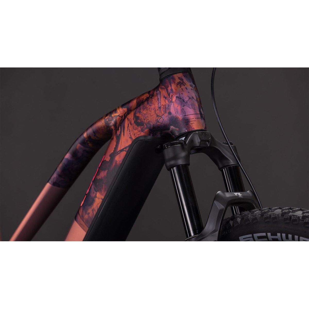 Cube Reaction Hybrid SLX 800 Trapeze 29 shiftblush'n'art 2026 elektrinis dviratis