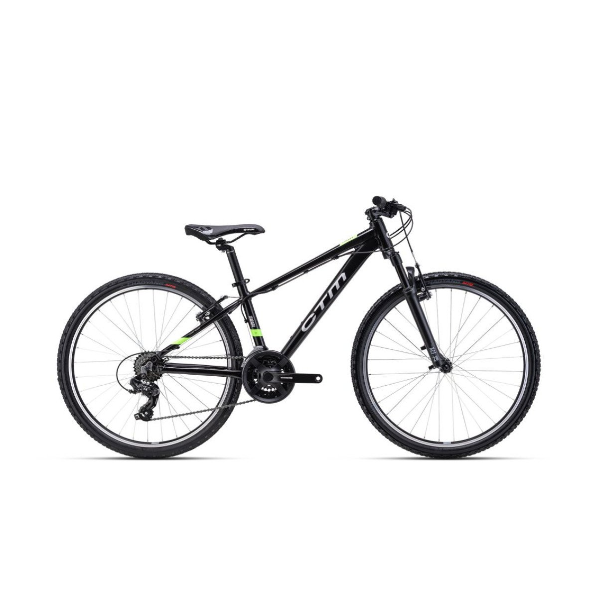CTM Terrano 26" - 2026 - matt black dviratis