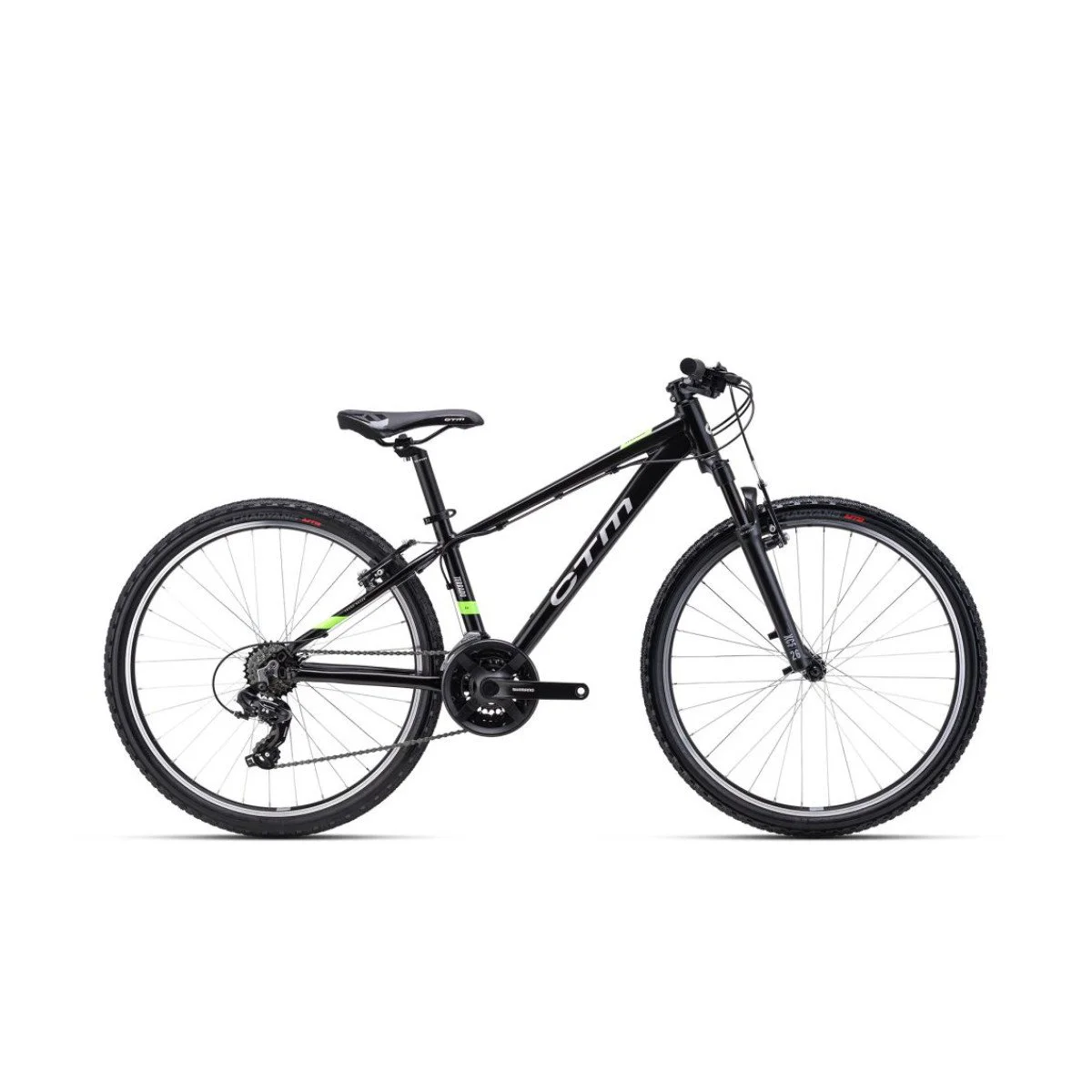 CTM Terrano 26" - 2026 - matt black dviratis