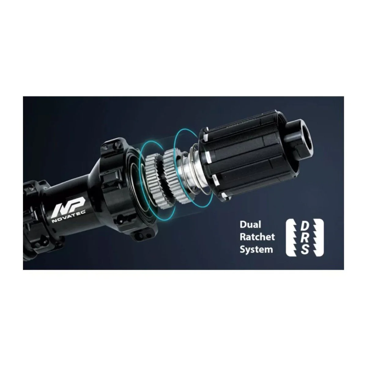 Novatec Dual Ratchet System XDR galinės stebulės terkšlė 26T
