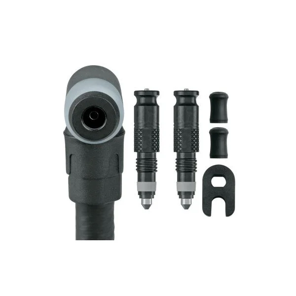 Schwalbe Clik Ventilių ir pompos antgalio komplektas | Presta-Schwalbe Clik Valve