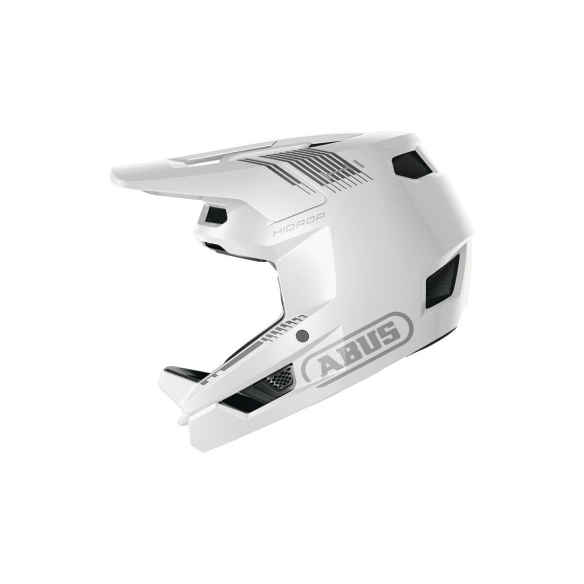 ABUS HiDrop Alpine White MTB šalmas
